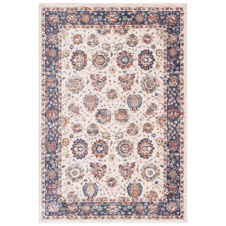 Safavieh 9 x 12 ft. Heirloom Power Loomed Rectangle Rug Ivory & Navy HRL794A-9